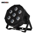 Axyaa LED Flat Par Light: 7x12W RGBW/7x18W RGBWA+UV for Family Events, Parties, and Venues