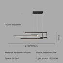 Axyaa Nordic Style Strip Light for Luxury Restaurant