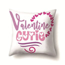Axyaa Nordic Heart Print Throw Pillow Cover 45x45cm Home Sofa Decor