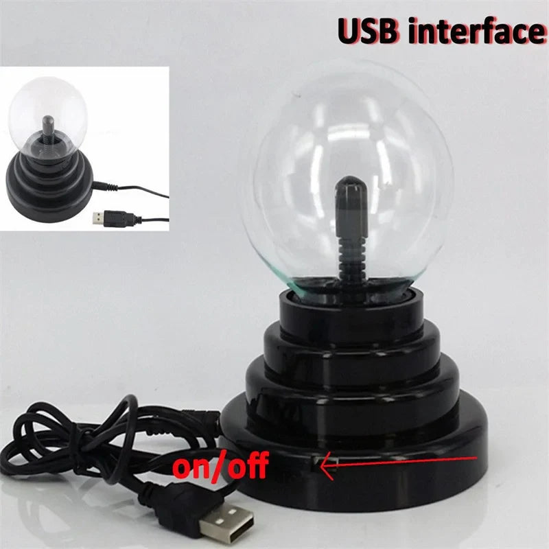 Axya Magic Plasma Ball Lamp LED Night Light - Touch Control Atmosphere Lighting