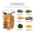 Axyaa Stackable Food Storage Jar Set for Cereal, Candy, Tea, and Dried Fruit