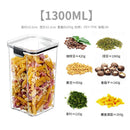 Axyaa Stackable Food Storage Jar Set for Cereal, Candy, Tea, and Dried Fruit