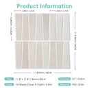Axyaa Peel and Stick PVC Wall Panels - Self-adhesive Tile Stickers for RV, Kitchen, Living Room