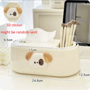 Axyaa Luxury Tissue Box Holder for Table - Home Decor & Makeup Storage