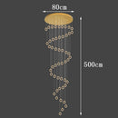 Axyaa Crystal Chandelier Pendant Light for Living Room and Bedroom