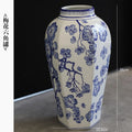 Axyaa Blue and White Porcelain High-End Ceramic Vase | Large-Sized Home Décor