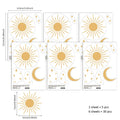 Axyaa Sunburst Wall Sticker for Boho Nursery Decor
