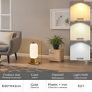 Axyaa Nordic Floor Lamp Iron Base LED Cream Lampshade Home Decor