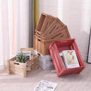 Axyaa Vintage Wooden Frame Storage Boxes Set of 4
