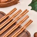 Axyaa Carbonization Bamboo Chopsticks Set - Non-slip Sushi Party Kitchen Tools