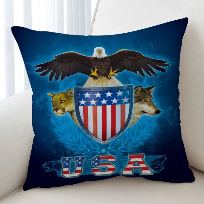 Axyaa Skull Lighthouse Monster Cushion Covers 45x45CM - Cool Art Animals Scary Design
