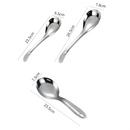 Axyaa Stainless Steel Rice Spoon with Long Handle