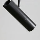 Axyaa Black LED Chandelier Pendant Light Adjustable Angle for Bedroom Study Bar
