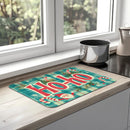Axyaa Christmas Kitchen Draining Mat - Absorbent & Anti-Slip
