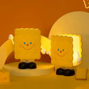 Axyaa Cartoon Cookies Night Light USB Rechargeable Lamp for Baby Bedroom