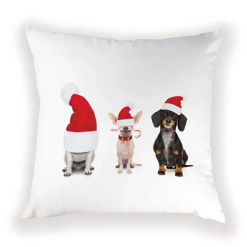 Cute Dog Cat Pillow Cover 45X45CM for Home Decor - Axyaa Brand