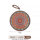 Axyaa Non-slip Plate Mat: Retro Heat Resistant Enamel Casserole & Pot Insulation