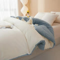 Axyaa Cotton Milk Fleece Winter Quilt - Thick & Warm Soybean Fiber Quilt