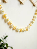 Axyaa Daisy Crochet Garland Flower Banner Boho Decor Wedding Party Bunting