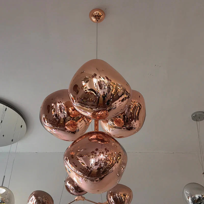 Axyaa Modern Lava LED Pendant Light for Indoor Kitchen Decor and Living Room