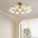 Axyaa Luxury Copper Ceiling Light Chandelier for Modern Living Room décor