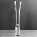 Axyaa Elegant Crystal Champagne Flute Slim Glass Heavy Bottom Sparkling Wine Cup