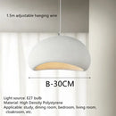 Axyaa Nordic Wabi Sabi E27 Chandelier - LED Pendant Lights for Home Decor