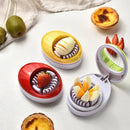 Axyaa Egg Slicer Chopper Stainless Steel Fruit Salad Cutter Kitchen Gadget