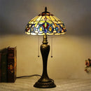 Axyaa Glass Art LED Table Lamp for Home Living Room Bedroom