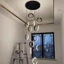 Chic Axyaa Chandelier Stair Light for Modern Living Spaces