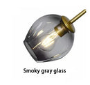 Axyaa Modern Glass Pendant Lights for Bedroom and Dining Room