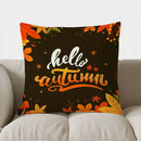 Axyaa Autumn Pumpkins Pattern Pillow Cover for Sofa, Bedroom, Car - Decorative Cushion Cover