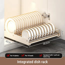 Axyaa Stainless Steel Dish Rack Cabinet Organizer Under Sink Basket