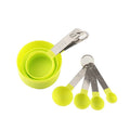 Axyaa Stainless Steel Measuring Cups Spoons Set Kitchen Utensils Accessories
