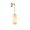 Axyaa Marble Chandelier with Spotlights: Luxurious Minimalist Design for Bedroom Reading
