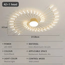 Axyaa Modern LED Chandelier - Fireworks Decorative Lights for Dining & Living Room