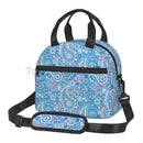 Axyaa Paisley Pattern Lunch Bag: Waterproof, Insulated, Reusable, Thermal Tote