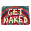 Axyaa Get Naked Tufted Bathroom Mat - Colorful Shower Rug