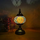 Mediterranean Style Turkish Table Lamp by Axyaa: Hand-Inlaid Glass Mosaic for Bedroom & Living Room