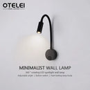 Axyaa LED Gooseneck Wall Lamp with Switch - Indoor Reading Light for Bedside & Study