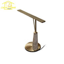 Axyaa Marble Table Lamp LED Minimalist Desk Light for Bedroom Study Living Room
