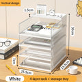 Axyaa 4-Tier Stackable Letter Tray & Pen Holder for Office Desk Organization