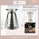 Axya Stainless Steel Bar Jigger 2.5oz 75ml - Bartender Essential & Kitchen Barware