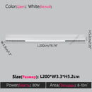 Axyaa Linear Bedroom Ceiling Light – Minimalist Long Strip Lamp for Living Room & Balcony