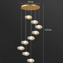 Axyaa LED Ring Pendant Light Chandelier for Modern Home Decor & Indoor Lighting