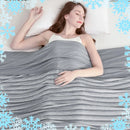 Axyaa Double-Sided Cooling Throw Blanket for Hot Sleepers