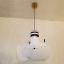 Axyaa Zebra Crossing Pendant Light - Nordic Design Black & White Stripes Décor