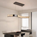 Axyaa LED Crystal Chandelier Ceiling Lamp for Indoor Living Room Lighting