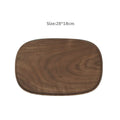 Axyaa Black Walnut Lace Tray: Plum Blossom Edge Tea Tray for Restaurant, Hotel, Coffee Shop