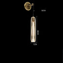 Axyaa Water Droplet Crystal LED Wall Light - Copper Bedroom Living Room Bathroom Mirror Lamp